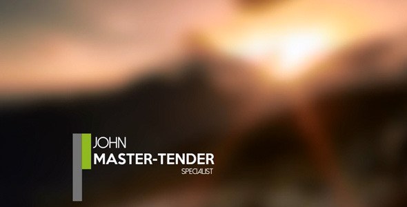 Clean Lower Third Video Displays template preview