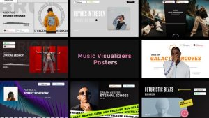 Videohive Music Visualizers Pack 43609783 Product Promo template preview