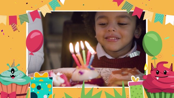 Videohive Happy Birthday Slideshow2 Elements template preview
