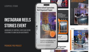 Instagram Reel Premiere Pro Mogrt Premiere Pro template preview