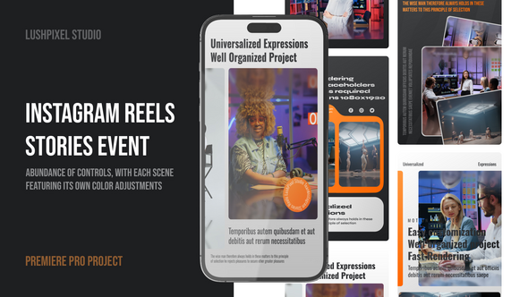 Instagram Reel Premiere Pro Mogrt Premiere Pro template preview