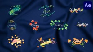 Videohive Flower Titles for After Effects Titles template preview