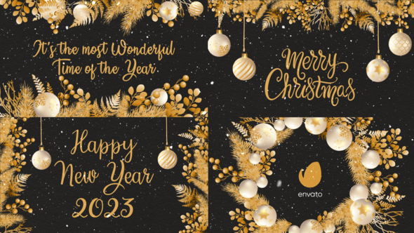 Videohive Christmas card 42292755 Video Displays template preview