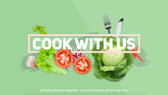 Cook With Us - Cooking TV Show Package Video Displays template preview