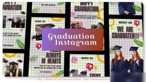 Videohive Graduation Instagram Stories Openers template preview