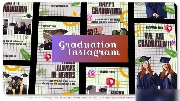 Videohive Graduation Instagram Stories Openers template preview