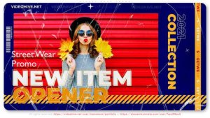 Videohive Street Wear Urban Opener Product Promo template preview