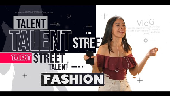 Videohive Fashion Vlog Promo Broadcast-packages template preview
