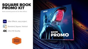 Videohive Square Book Social Media Promo Kit Product Promo template preview