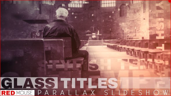 Videohive Glass Titles Parallax Slideshow Openers template preview