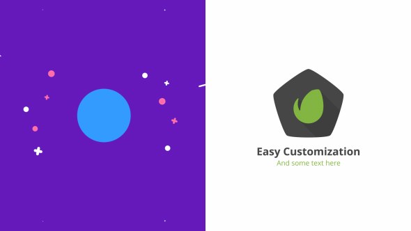 Videohive Flat Logo Reveal Logo Stings template preview