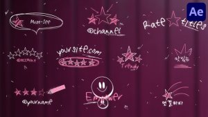 Videohive Drawn Rates Titles for After Effects Titles template preview