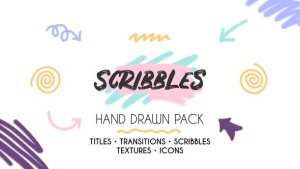 Videohive Scribbles. Hand Drawn Pack Titles template preview