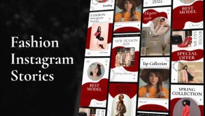 Fashion Instagram Stories | MOGRT Premiere Pro template preview