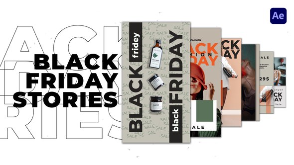 Videohive Black Friday Stories 41798644 Elements template preview
