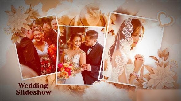 Videohive Ink Wedding Slideshow 46351808 Openers template preview