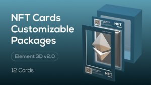 Videohive NFT Cards Packages Kit Product Promo template preview