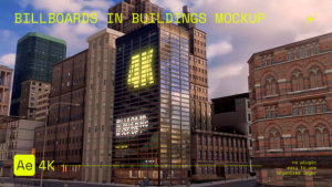 Videohive Billboards in Buildings Mockup Broadcast-packages template preview