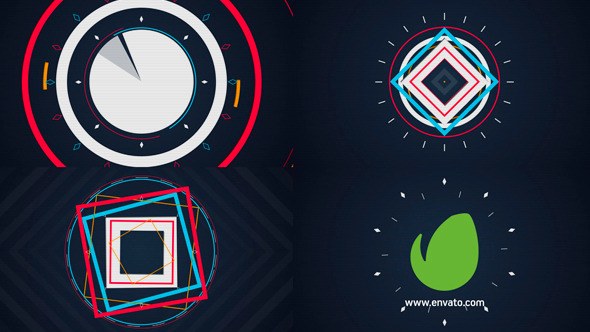 Videohive Quick Shape Logo Logo Stings template preview