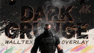 Videohive Dark Grunge Wall Textures Overlay Pack AE Elements template preview