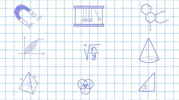 Videohive Hand Drawn Education Elements Elements template preview