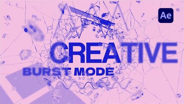Videohive Glass Shards Motion Typography Intro Openers template preview