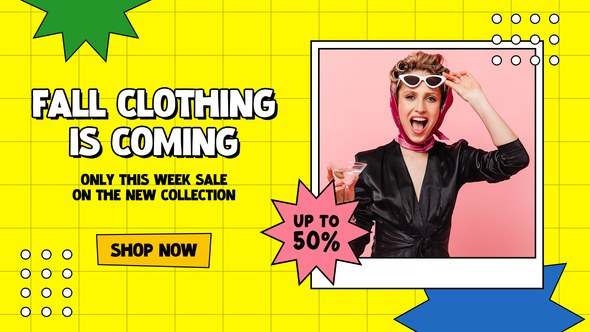 Videohive Fashion Sale Slides Promo 50123919 Broadcast-packages template preview