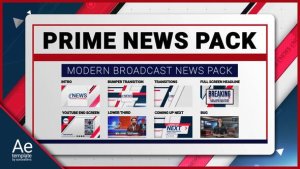 Videohive Prime News Pack Broadcast-packages template preview