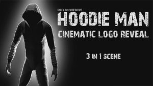 Videohive Hoodie Man - Cinematic Logo Reveal 3 in 1 Openers template preview