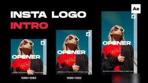 Videohive Instagram Intro Logo Openers template preview