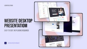 Videohive Professional Website Presentation Product Promo template preview