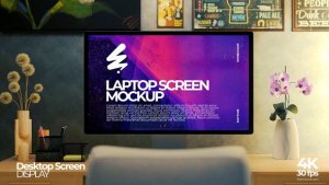 Videohive Desktop Screen Display Product Promo template preview