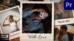 Photo Slideshow MOGRT Premiere Pro template preview