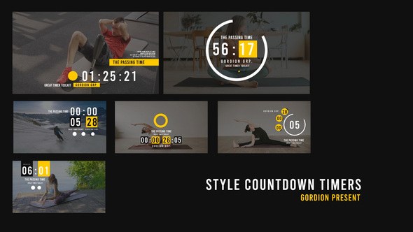 Videohive Style Countdown Timers V2 Elements template preview