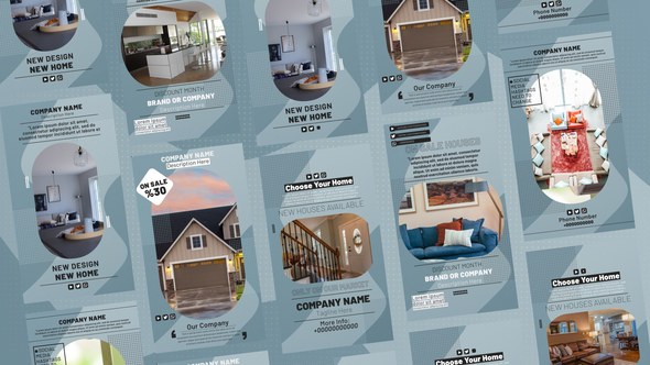 Videohive House Real Estate Stories Product Promo template preview
