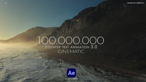 Videohive Counter Text Animation 3.0 Logo Stings template preview