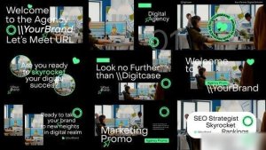 Videohive Digital Agency Video Display After Effect Template Openers template preview