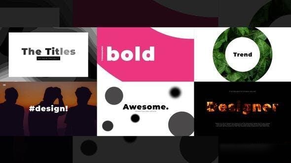 Videohive Big Typography | After Effects 41925027 Titles template preview