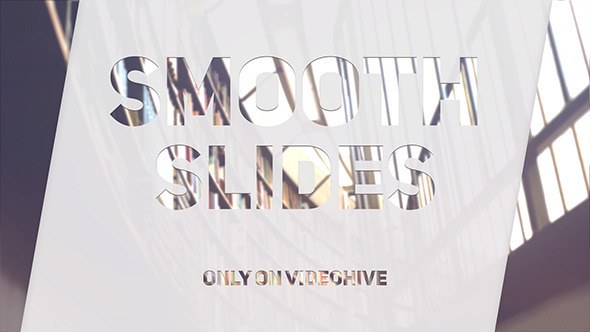 Smooth Slides Video Displays template preview
