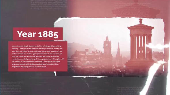 Videohive Moments Of History Openers template preview