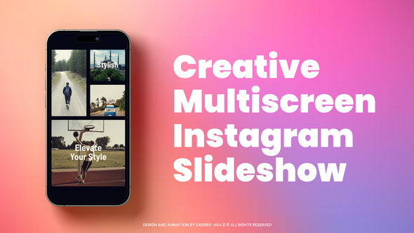 Videohive Creative Multicreen Slideshow Instagram Openers template preview