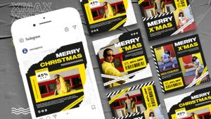 Videohive Christmas Sale Instagram Stories 42181114 Video Displays template preview