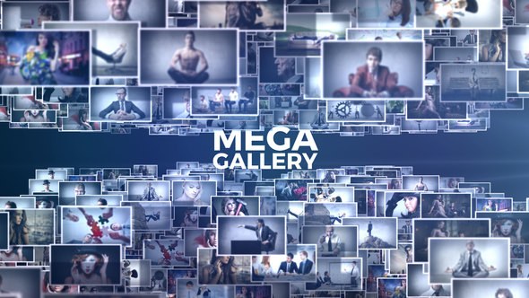 Videohive Mega Gallery Video Displays template preview