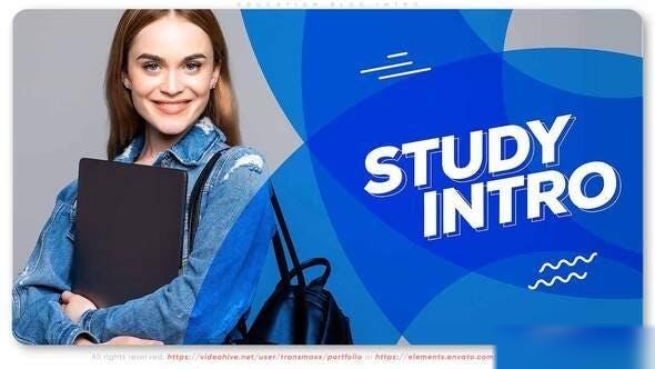 Videohive Education Blog Intro Openers template preview
