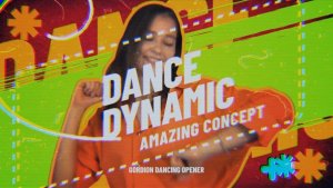 Videohive Vibrant Glitch Dance Opener | Dynamic Music Promo Video Displays template preview