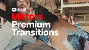 Videohive Premium Transitions Mirrors Elements template preview