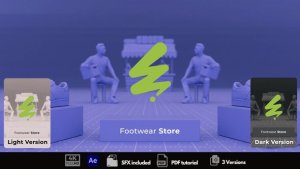 Videohive Footwear Store Promo Openers template preview
