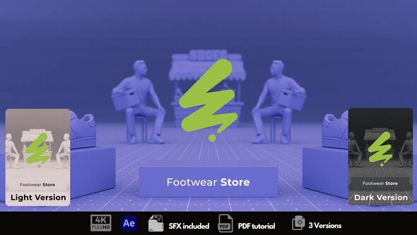 Videohive Footwear Store Promo Openers template preview