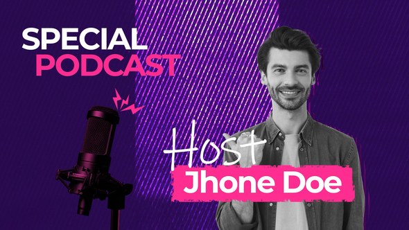 Videohive podcast short opener Openers template preview