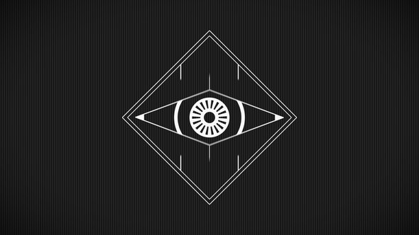 Videohive Minimal Abstract Eye Logo Logo Stings template preview
